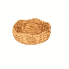 Bamboo Fruit Basket – Eco-Friendly Storage for Fresh Produce – Stylish Kitchen Organizer 