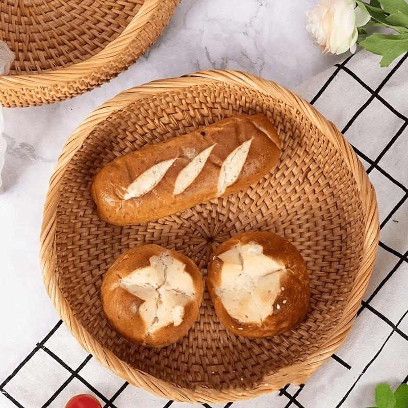 Bamboo Fruit Basket – Eco-Friendly Storage for Fresh Produce – Stylish Kitchen Organizer 
