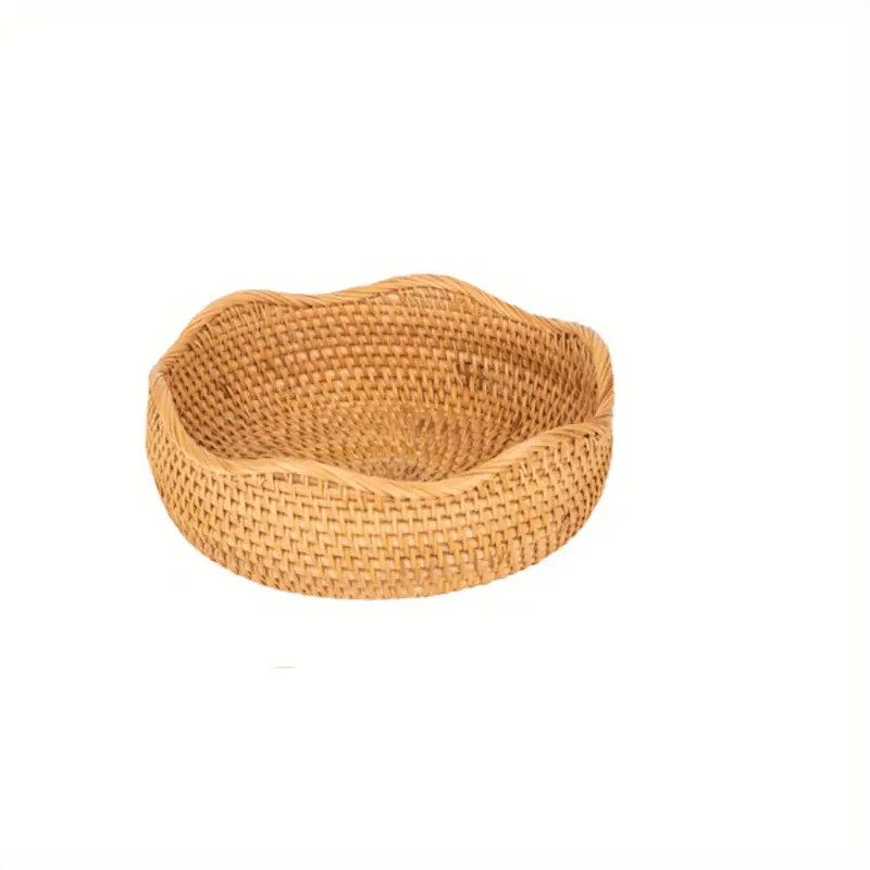 Bamboo Fruit Basket – Eco-Friendly Storage for Fresh Produce – Stylish Kitchen Organizer 