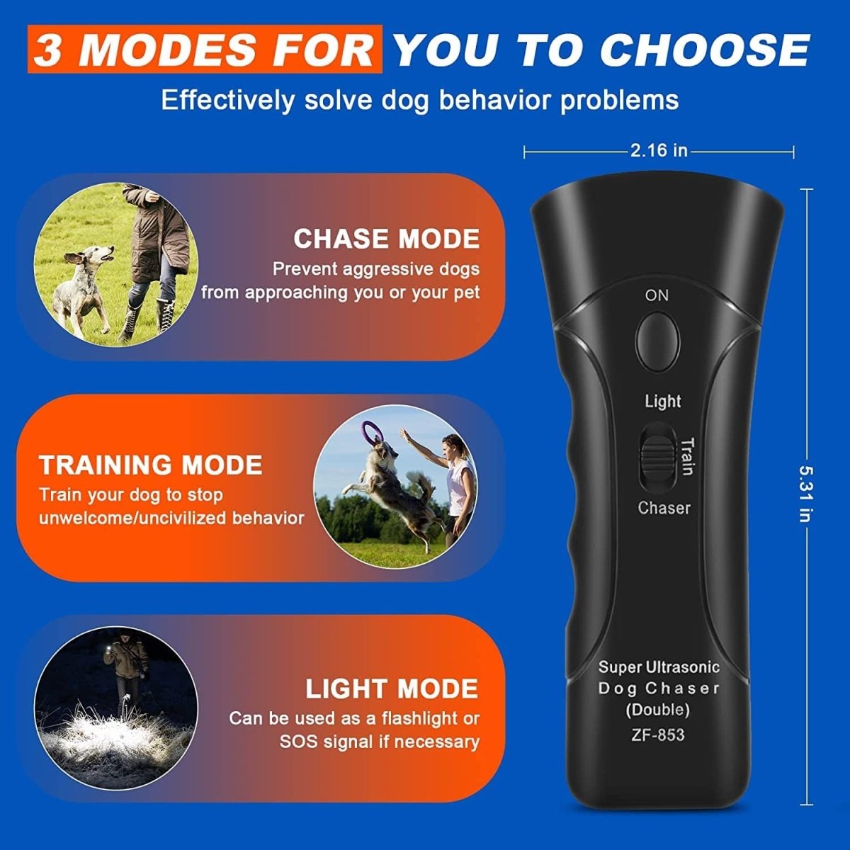 BarkStop UltraSonic Device | Safe Anti-Barking Training 