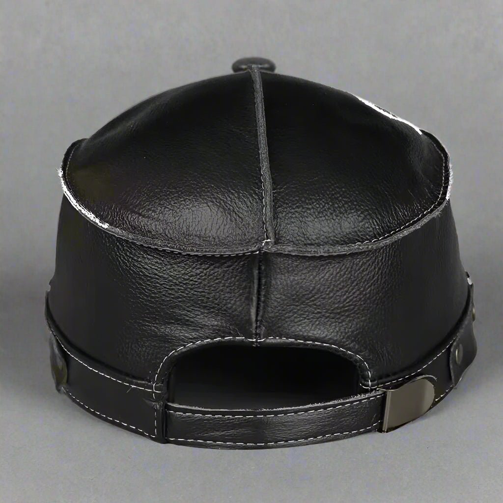 "Barrington" Genuine Leather Hat 