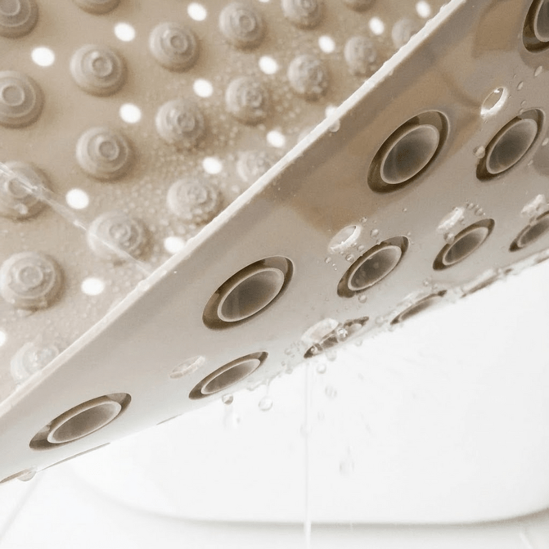 Bath Mat with Non-Slip High-Traction Design | Enhanced Safety for Bathroom Use 