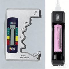 BatteriX Battery Tester | Compact, Reliable Battery Checker 