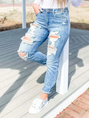 Distressed Skinny Jeans 