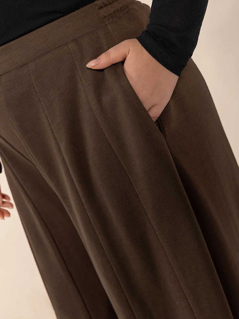 Plus Size Wide Leg Pants with Pockets 