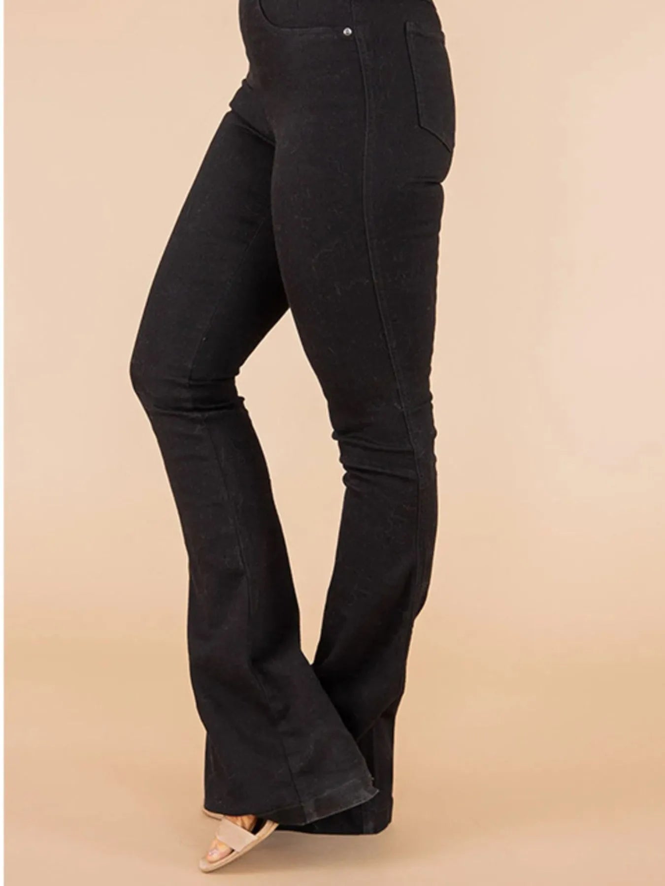 Full Size High-Waisted Flare Jeans Plus Size 