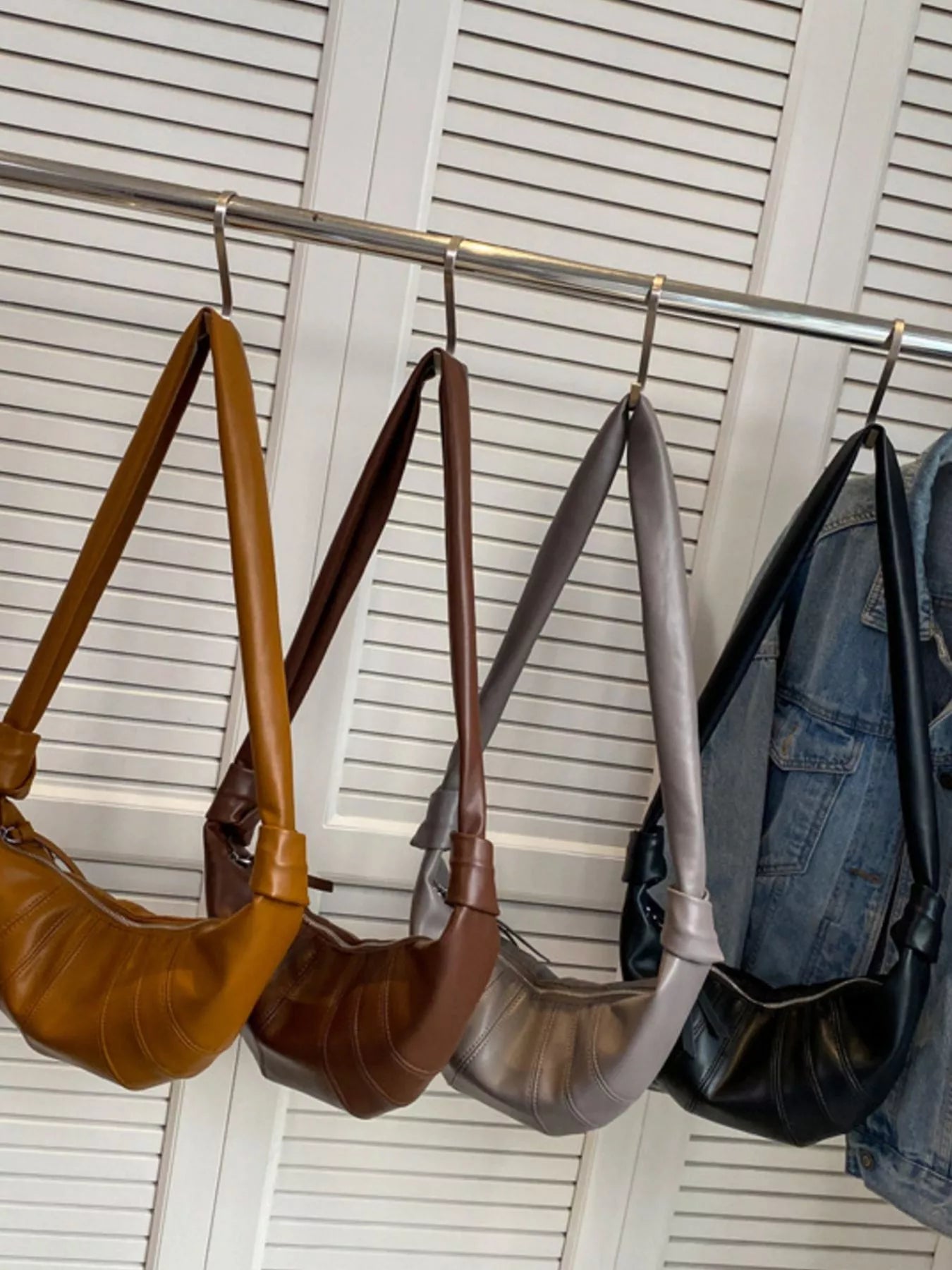 Stylish Crescent Hobo Crossbody Bag 