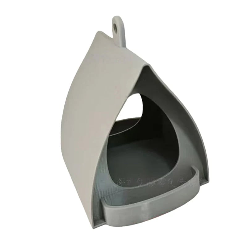 Bird Feeder with Weather-Protective Roof and Durable Plastic Construction | Outdoor Birdwatching Use 