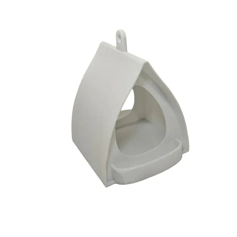 Bird Feeder with Weather-Protective Roof and Durable Plastic Construction | Outdoor Birdwatching Use 