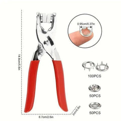 BoltMaster™ Snap Fastener Set — Lock Snaps Tight with Pro Power and Zero Fuss 
