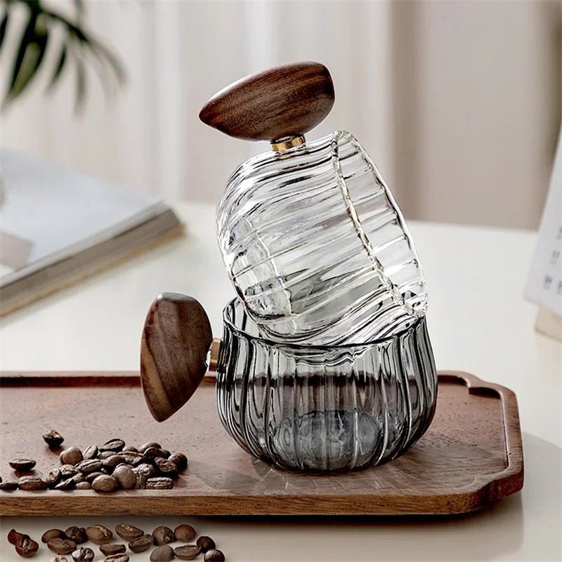 Borosilicate Glass Mug with Wooden Handle – Heat Resistant, Stylish Coffee and Tea Mug 