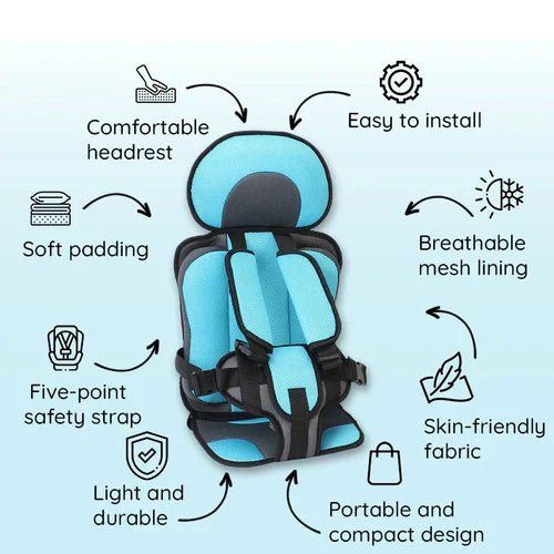 Bouncy Lift Booster Seat | Portable, Foldable Design 