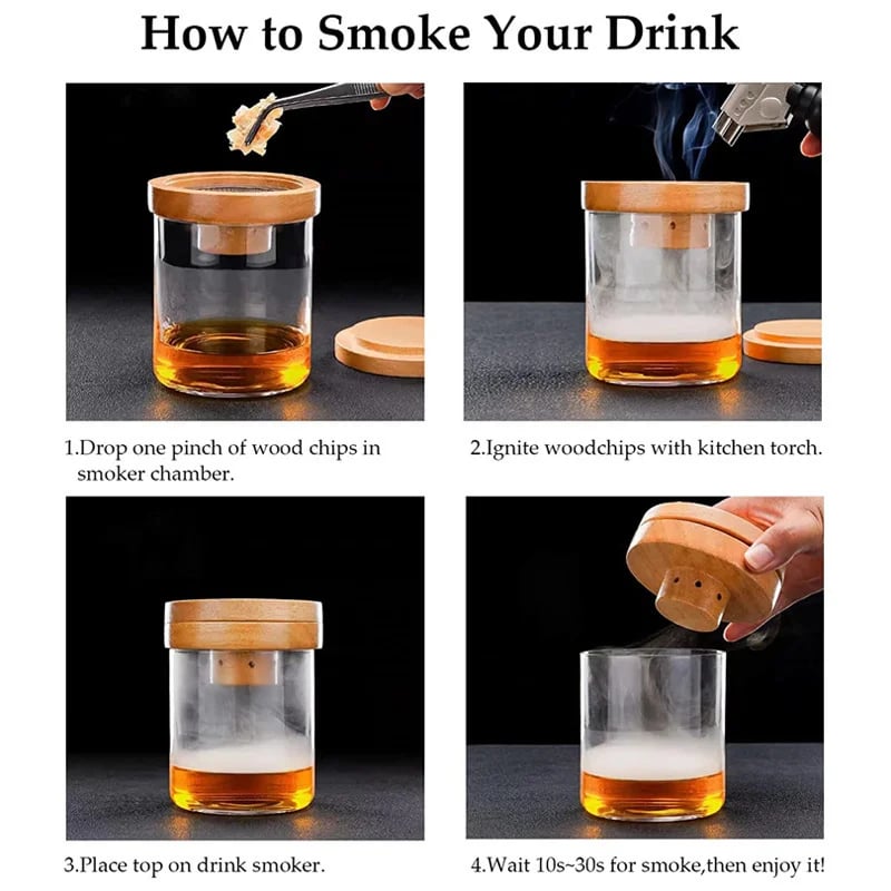 Bourbon Cocktail Kit | 8 Flavor Infusion Set for Old Fashioneds 