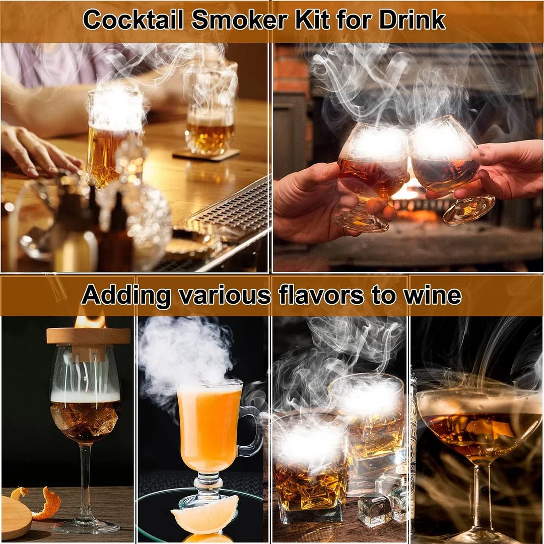 Bourbon Cocktail Kit | 8 Flavor Infusion Set for Old Fashioneds 