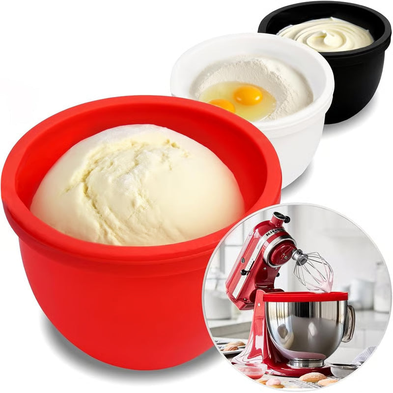 BPA-Free Silicone Stand Mixer Liner | Non-Stick Splash Guard With Lid 