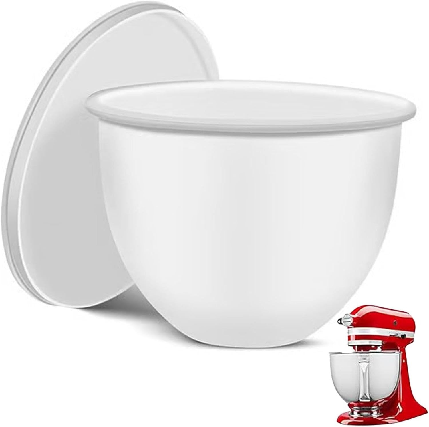 BPA-Free Silicone Stand Mixer Liner | Non-Stick Splash Guard With Lid 