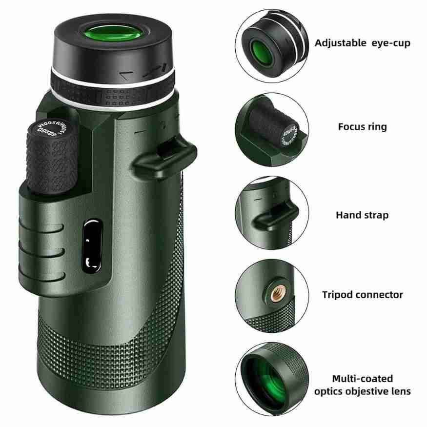 Breeze Monocular | 600x Ultra-Zoom, HD Lens 