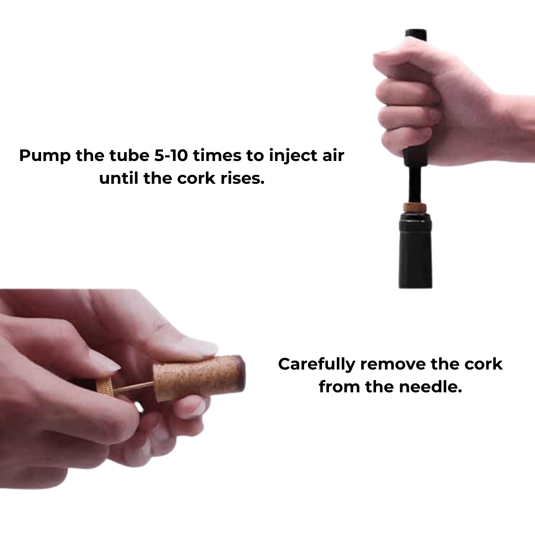 BrewLift Electric Wine Opener | Air Pressure, Stainless Steel 