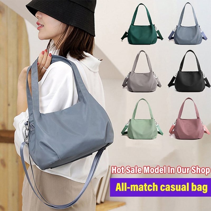 Brightday Lightweight Crossbody Bag | Spacious Fabric Handbag for Everyday Carry 