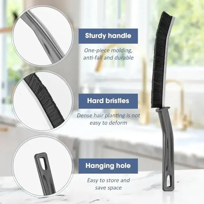 BruteEdge™ Crevice Brush — Dominate Dirt with Power and Precision in Every Hidden Spot 