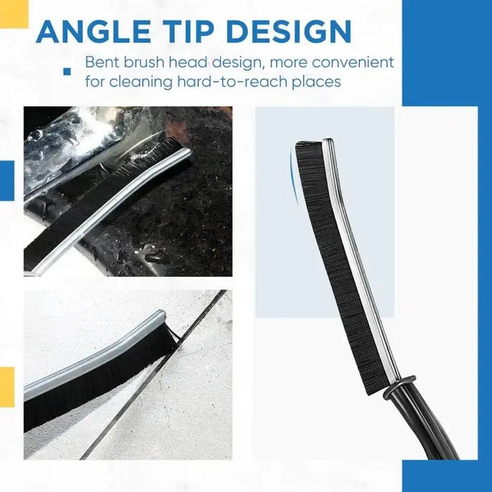 BruteEdge™ Crevice Brush — Dominate Dirt with Power and Precision in Every Hidden Spot 