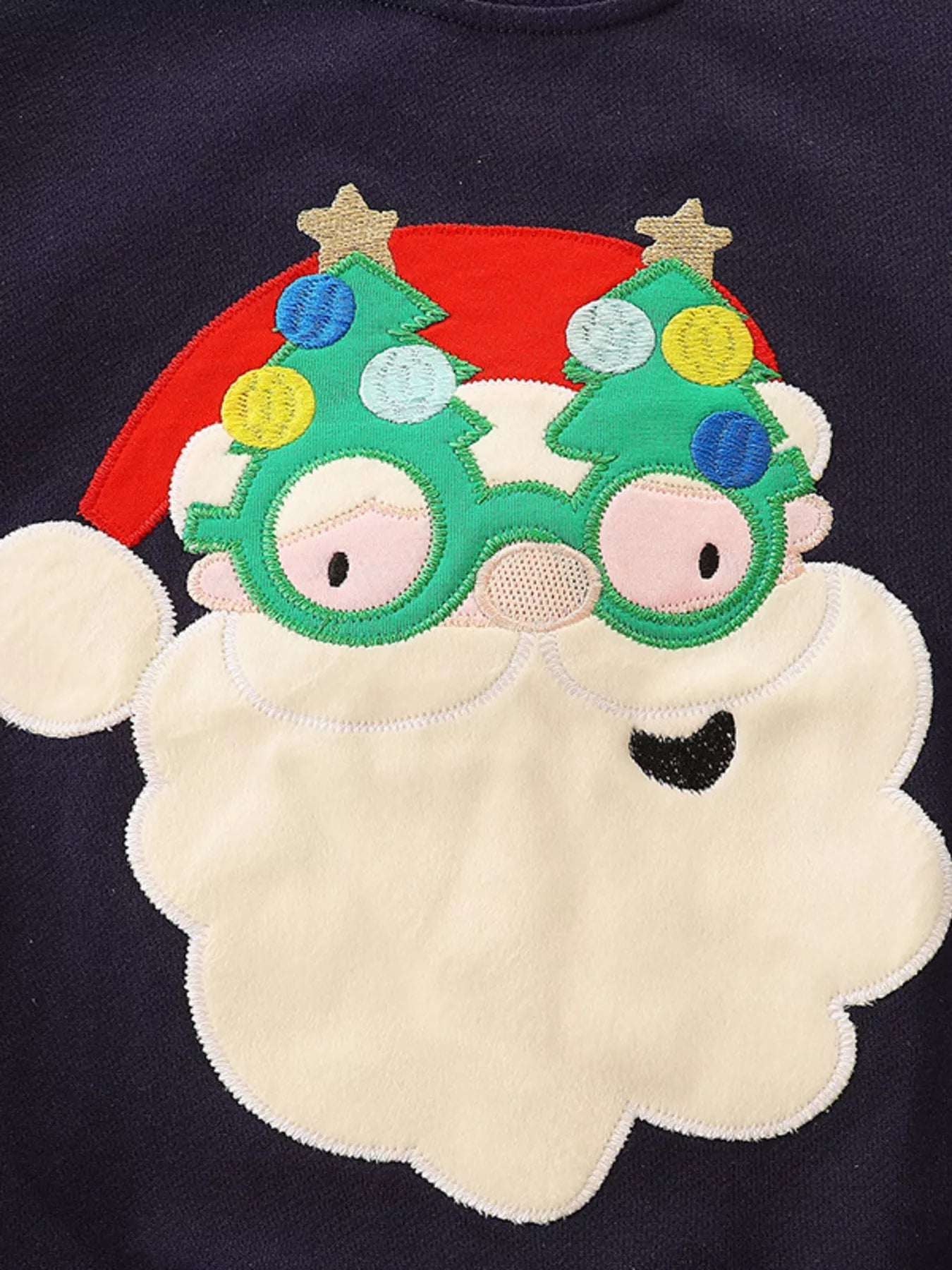 Children's Christmas Santa Crew Neck Sweatshirt 