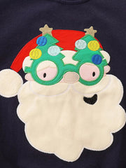 Children's Christmas Santa Crew Neck Sweatshirt 