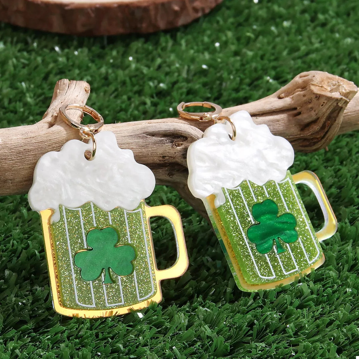 Lucky Clover Dangle Earrings 