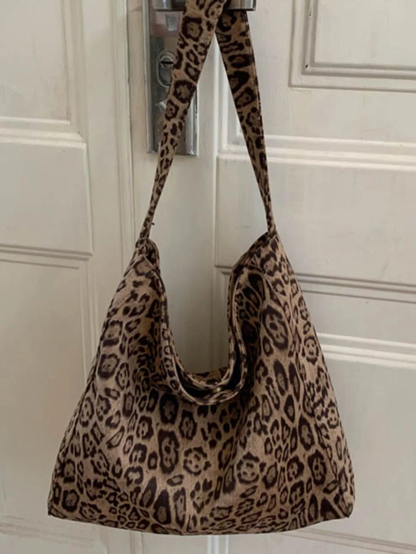 Leopard Print Tote Bag 