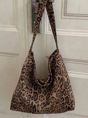 Leopard Print Tote Bag 