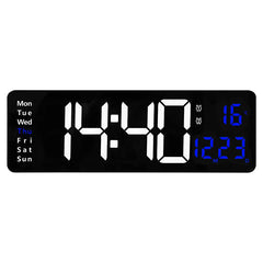 ClearTime™ LED Wall Clock - keep track of time with a modern, easy-to-read LED display! 