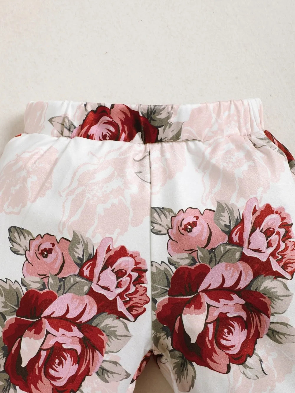Children's Floral Top and Pants Set 