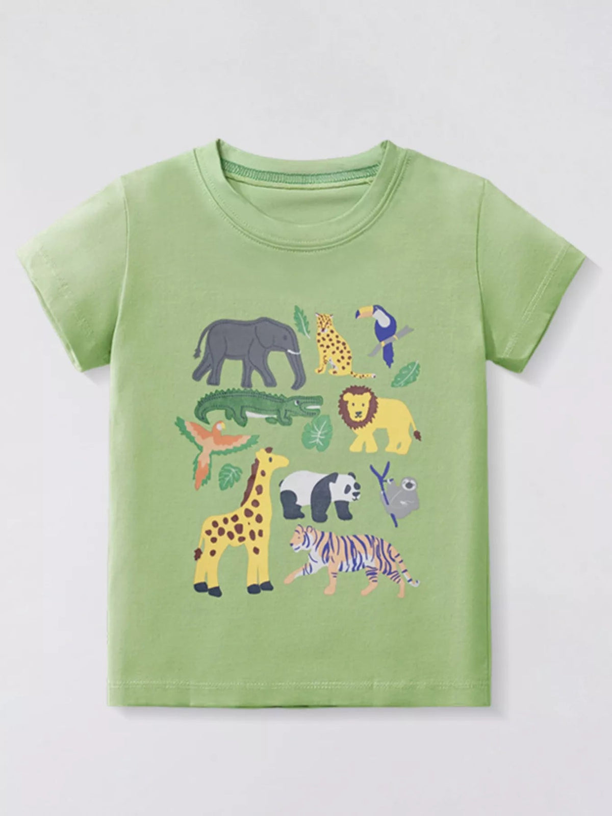 Children's Animal Crew Neck T-Shirt 