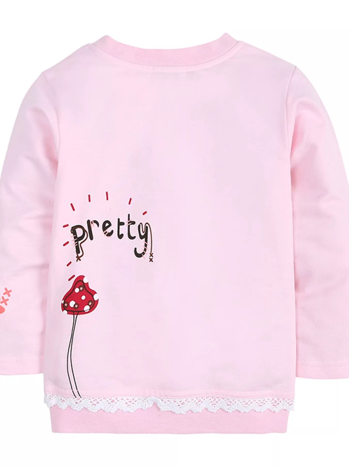 Children's Round Neck Top and Jeans Set 