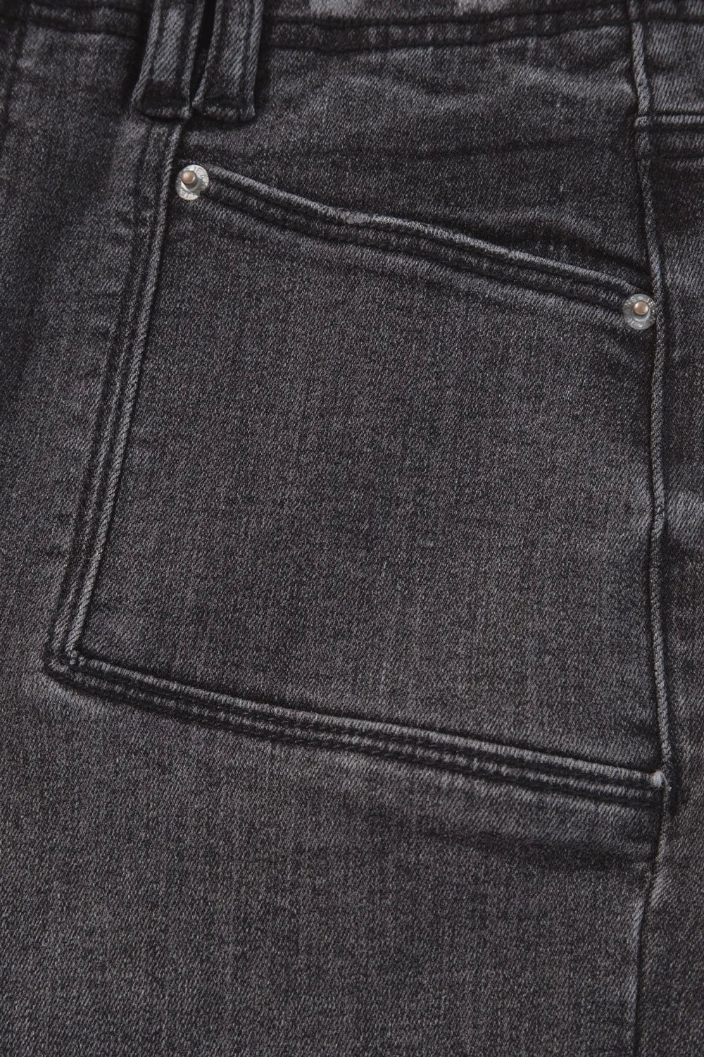 High-Waisted Wide-Leg Vintage Wash Jeans 