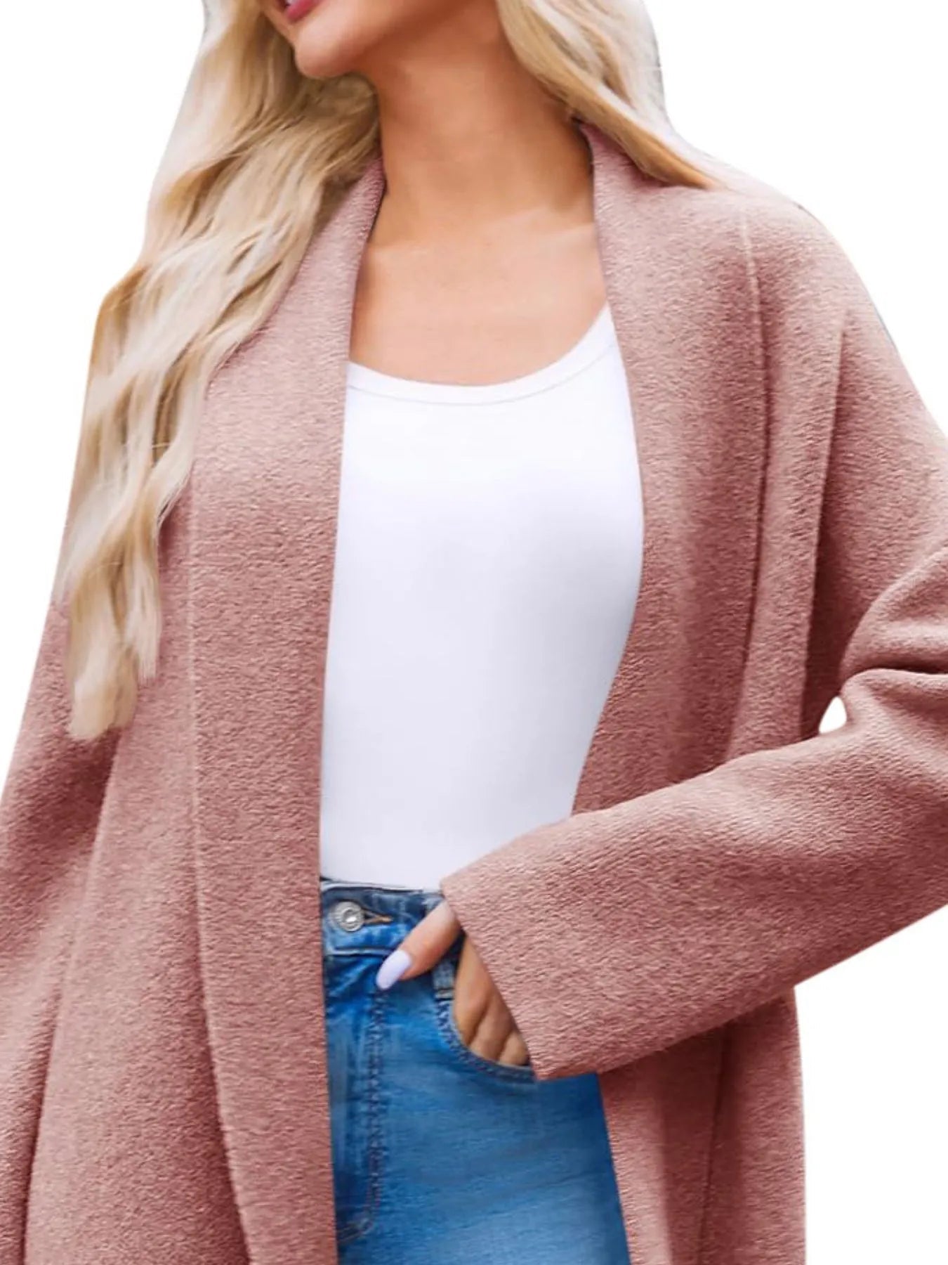 Open Front Longline Coat 
