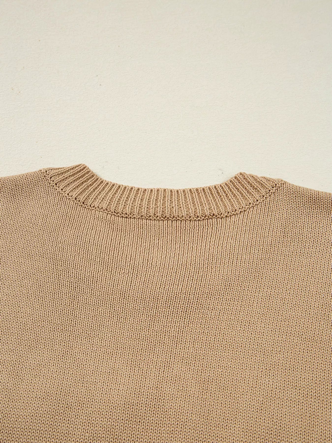 Merry Colorful Dot Detail Christmas Dolman Sweater 