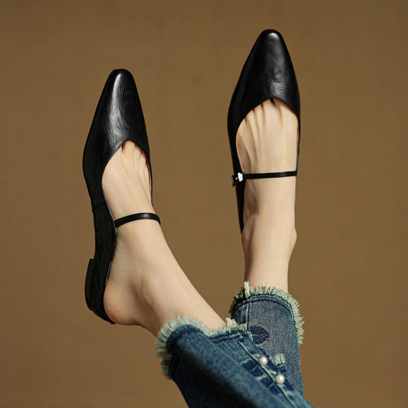 Bella Women's Mules | Genuine Leather, Comfortable Design 