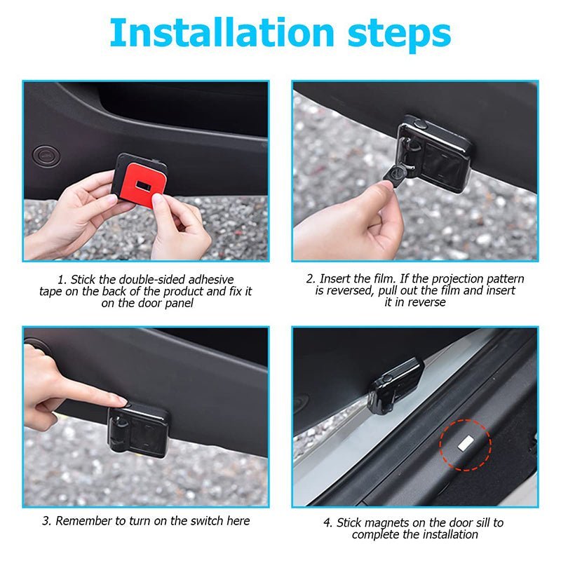 Car Door Logo Projector Light | Wireless LED Welcome Light 