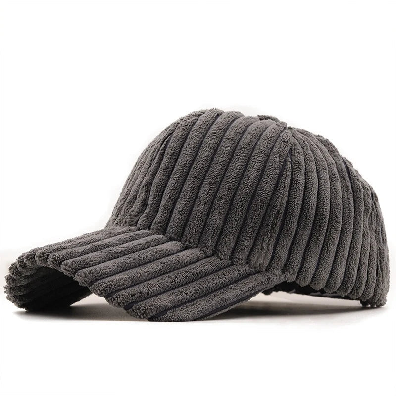 Caro's Cap | Premium Ribbed Corduroy, Customizable Fit 