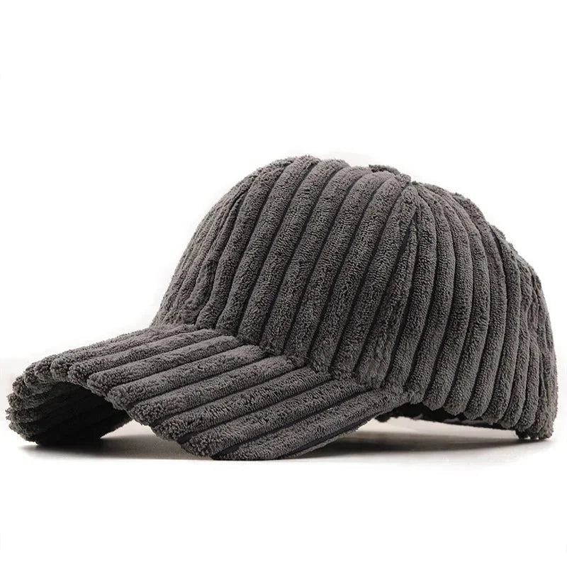 Caro's Cap | Premium Ribbed Corduroy, Customizable Fit 