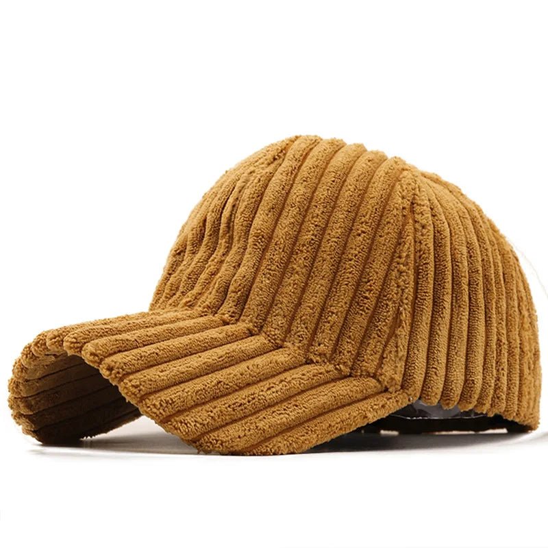 Caro's Cap | Premium Ribbed Corduroy, Customizable Fit 