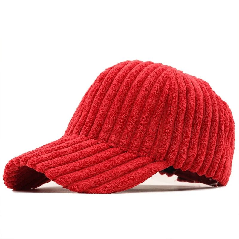 Caro's Cap | Premium Ribbed Corduroy, Customizable Fit 
