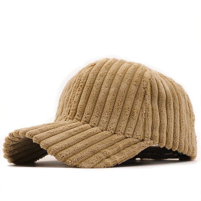 Caro's Cap | Premium Ribbed Corduroy, Customizable Fit 