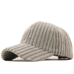 Caro's Cap | Premium Ribbed Corduroy, Customizable Fit 