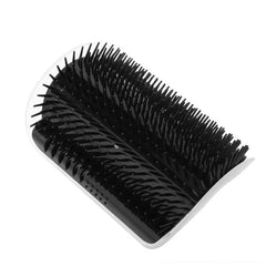 Cat Corner Grooming Massager with Adhesive Mount 