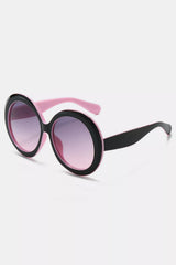 Oversized Round Frame Fashion Sunglasses 