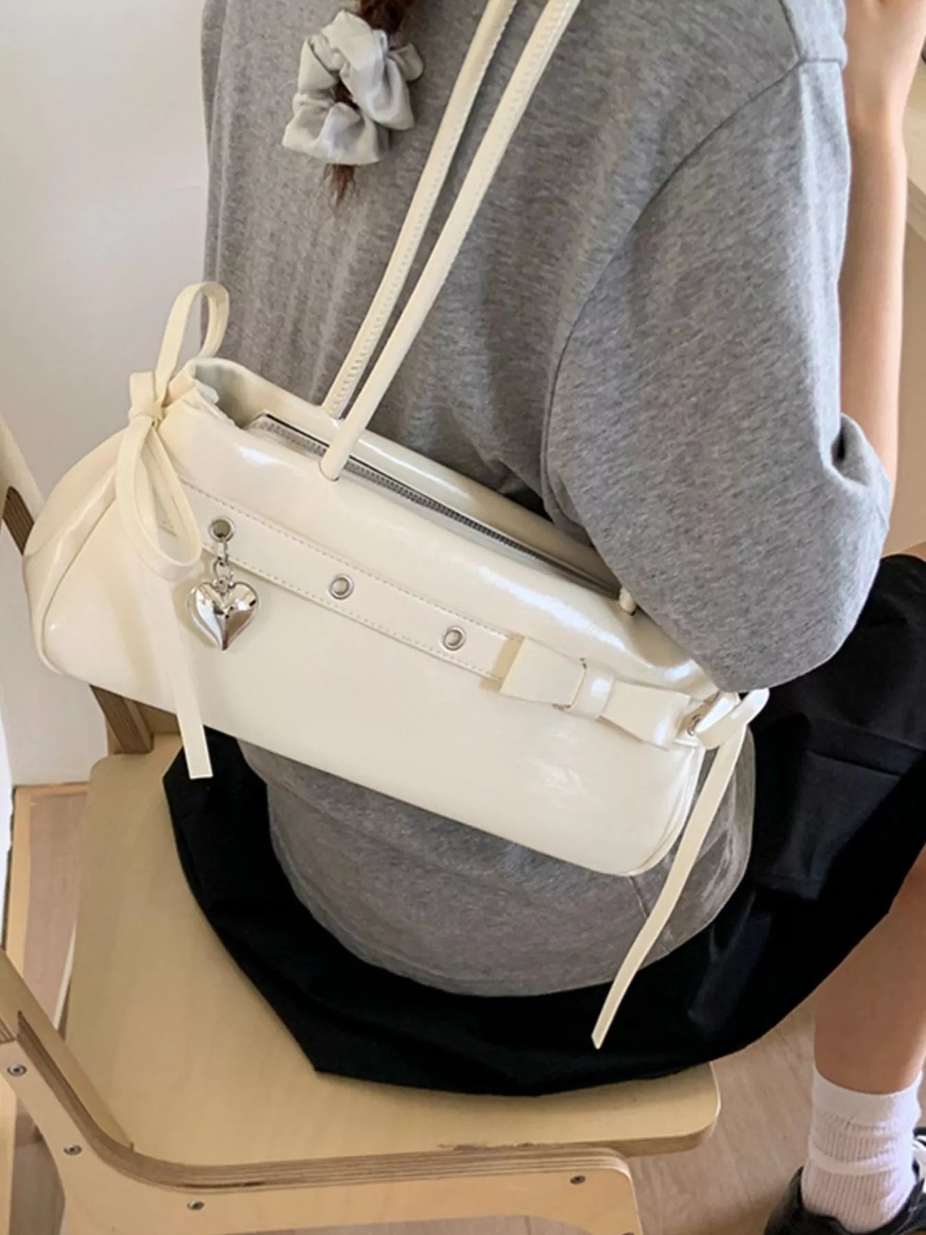 PU Leather Shoulder Bag 