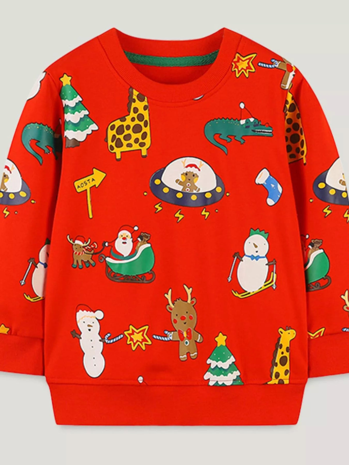 Children's Christmas Crew Neck Sweatshirt 