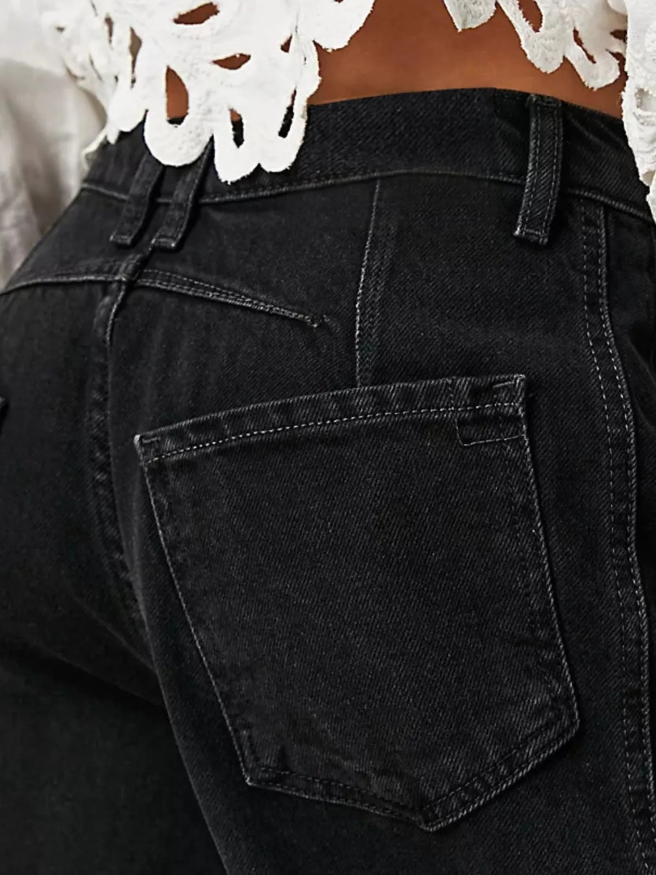 Wide Leg Relaxed Fit Jeans 
